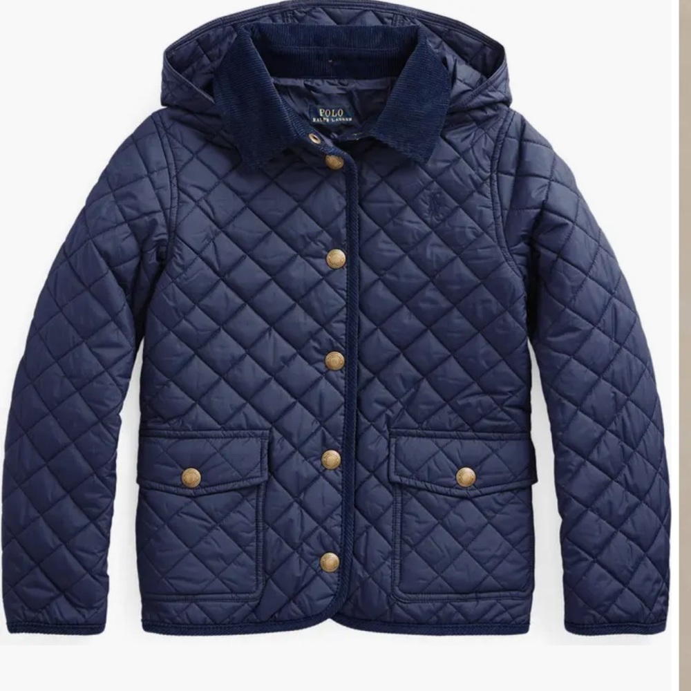 Kids ralph quilted jacket
